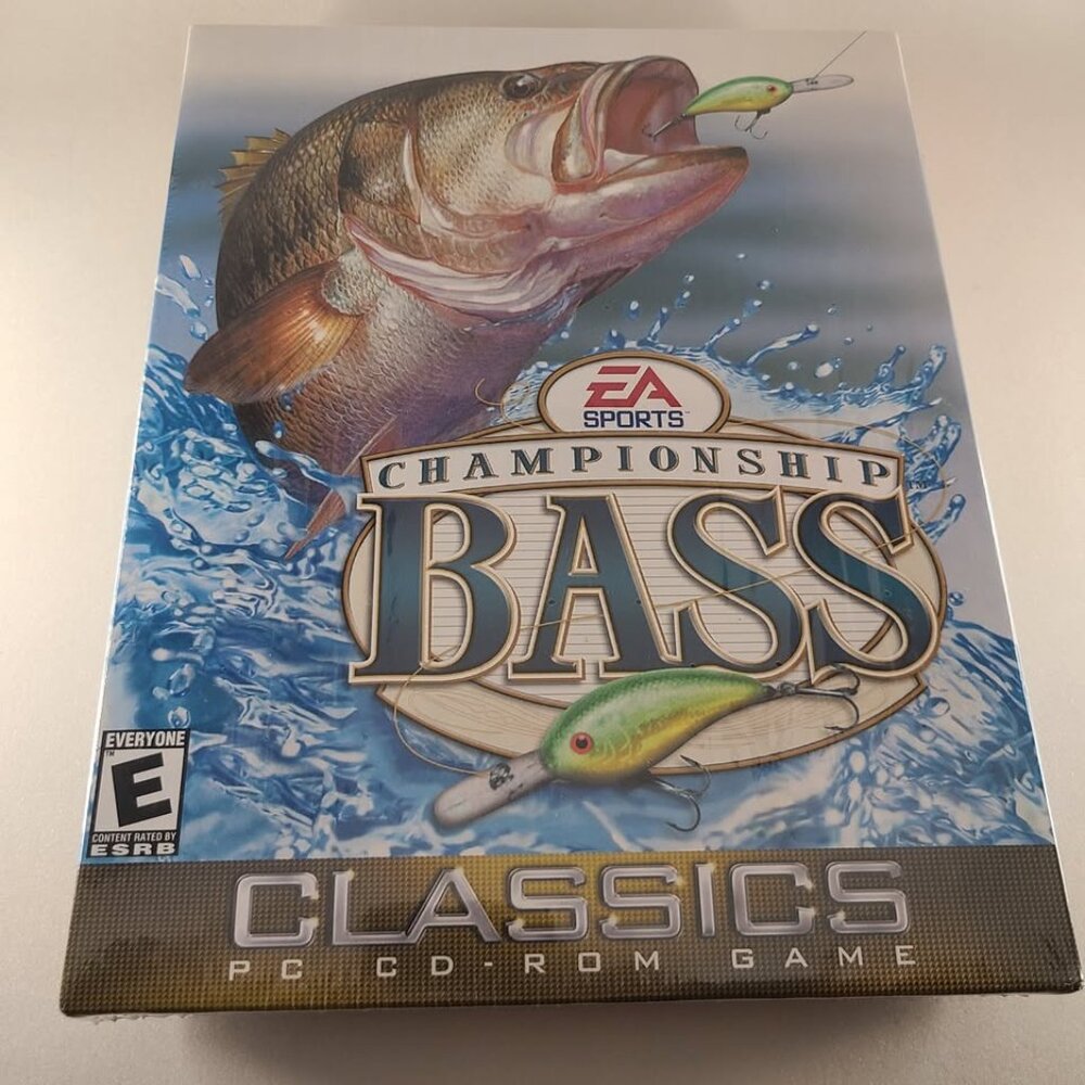 Championship Bass EA Sports Classic PC CD-ROM Game 2000 NEW SEALED